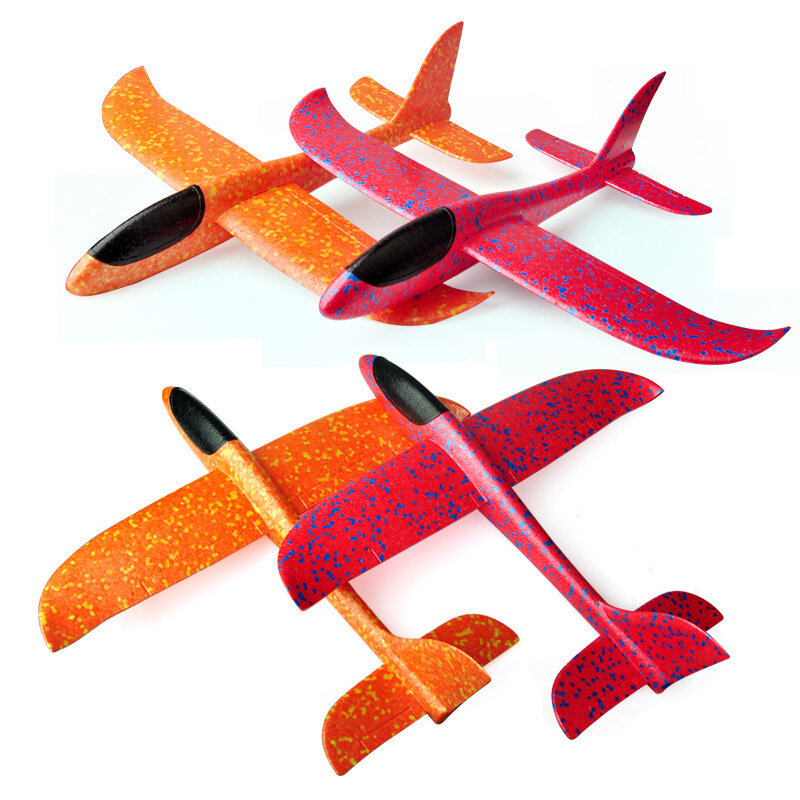 طائرة كبيرة طائرة طائرة شراعية تحلق اليد رمي طائرة الستايروفوم في الهواء الطلق لعبة نموذج طائرة ألعاب ترفيهية الطائرات للأطفال الأولاد هدية