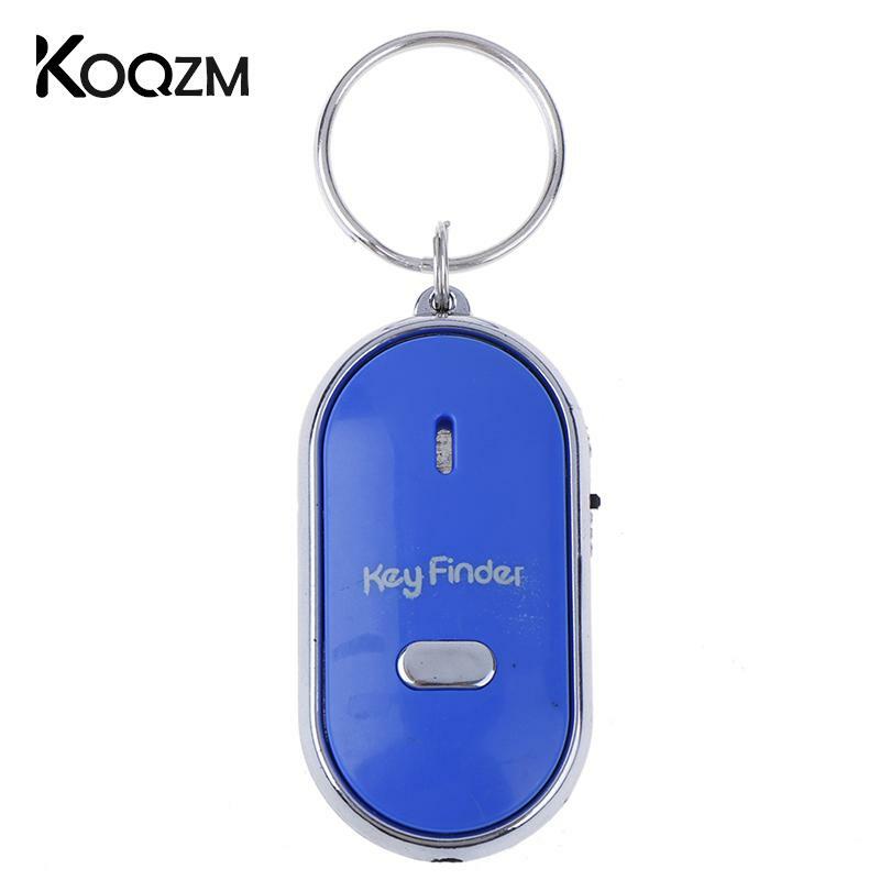 الأزرق لمكافحة خسر مفتاح مكتشف محدد المفاتيح صافرة صفارة إنذار الصوت LED الخفيفة