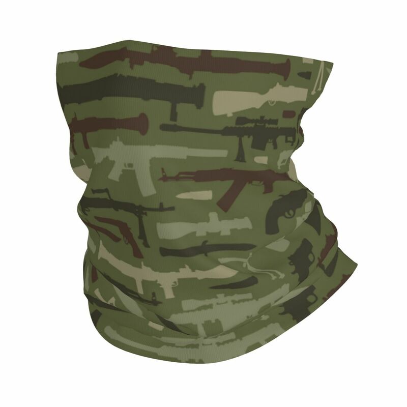 ربطة أسلحة عسكرية عتيقة للبالغين ، طوق الرقبة ، قناع الوجه ، الوشاح ، أغطية الرأس متعددة الاستخدامات ، الرياضة في الهواء الطلق ، قابل للغسل ، بندقية
