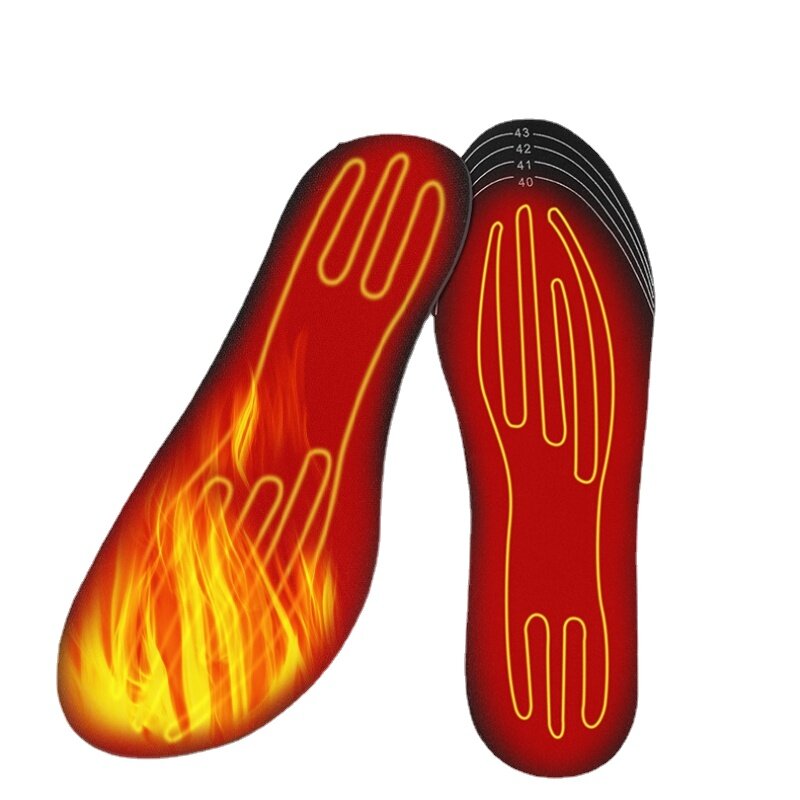USB قابلة للشحن ساخنة النعال حجم 35-46 لتقوم بها بنفسك تخصيص تسخين كهربائي وسادة الأحذية للتزلج في الهواء الطلق الشتاء تدفئة القدم
