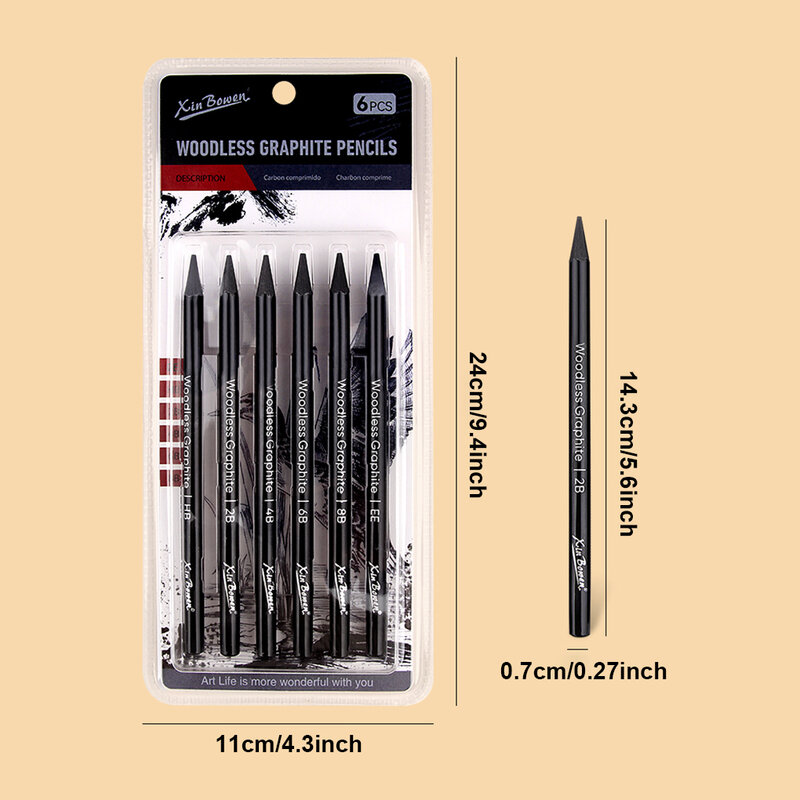 مجموعة أقلام رصاص خشبية للفنانين ، أقلام رسم واقعية ، متعددة الاستخدامات ، ممتازة