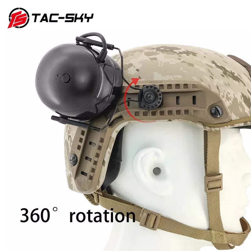 TS-غطاء رأس إلكتروني ، سماعة رأس تكتيكية ، محول قضيب قوس ، غطاء رأس للحماية من السماعات ، غطاء رأس لإطلاق النار ، 3mpelt التكتيكات التكتيكية ،