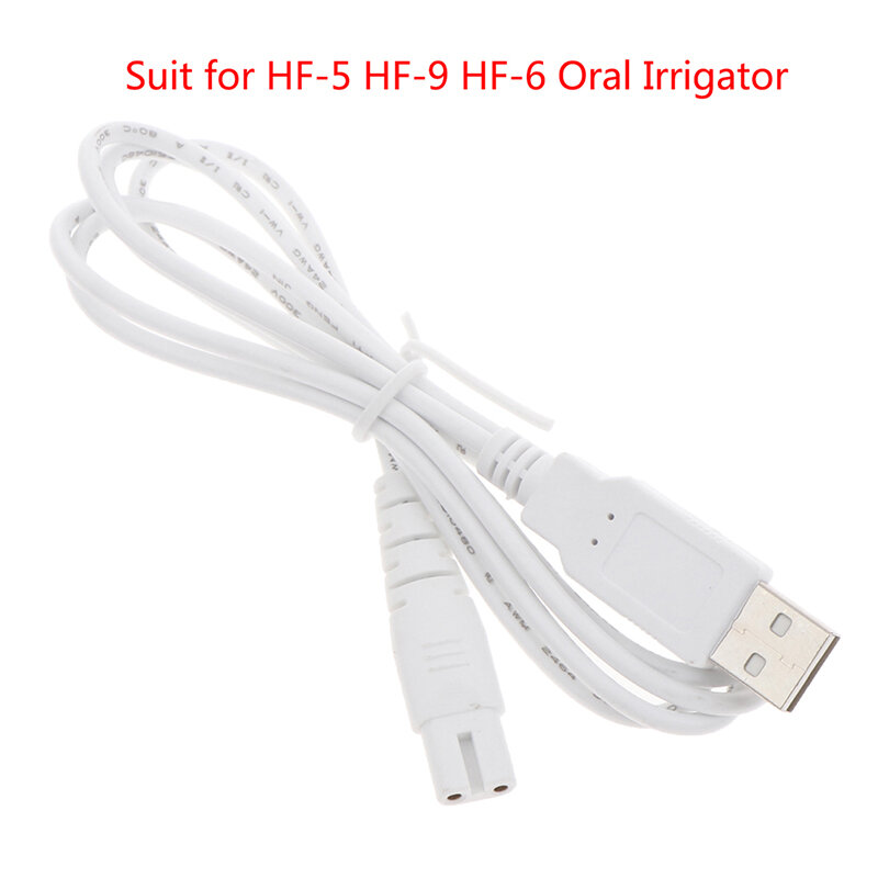 1 قطعة USB كابل شحن خط دعوى ل HF-5 HF-9 عن طريق الفم الري الأسنان إكسسوارات المياه دودة الحرير