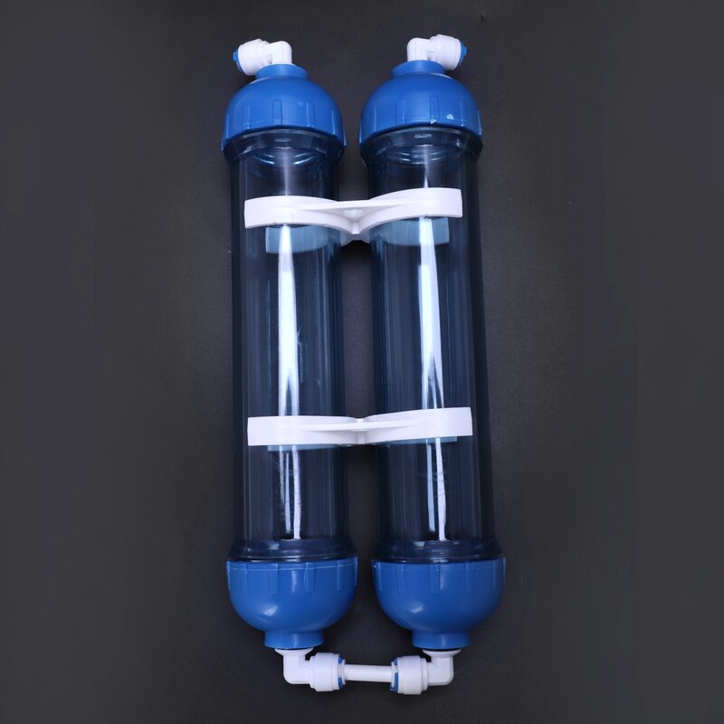تنقية المياه لنظام التناضح العكسي ، خرطوشة T33 ، الإسكان DIY بها بنفسك ، زجاجة تصفية قذيفة ، والتجهيزات 4 قطعة ، 2 قطعة