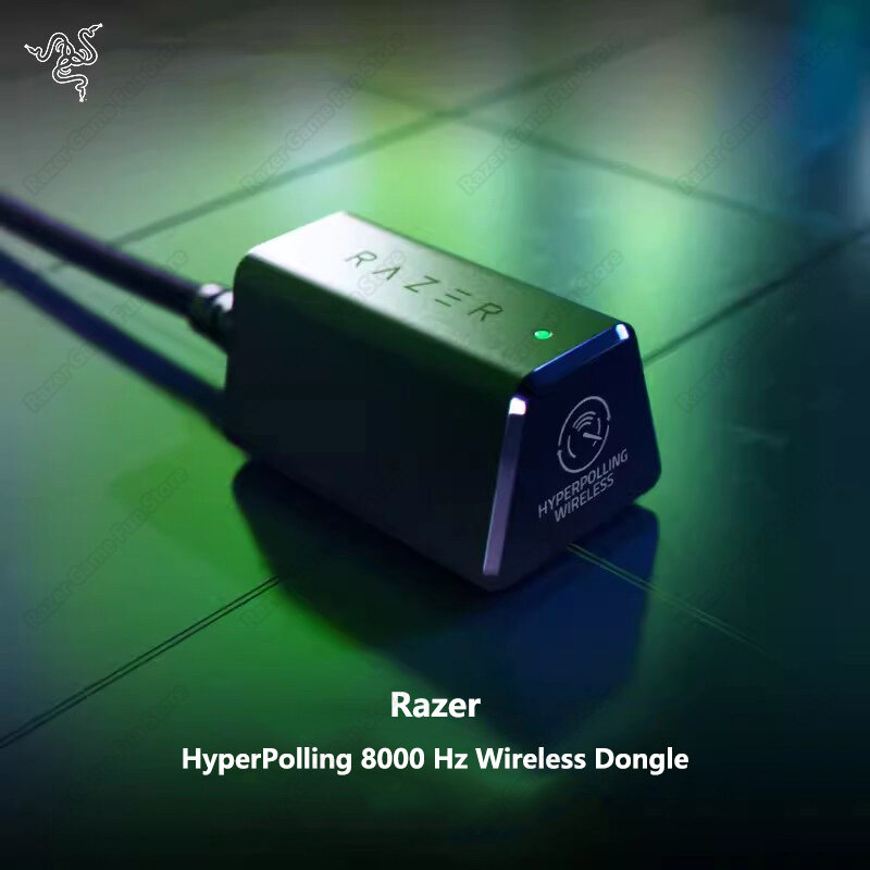 رازر-HyperPolling صحيح لاسلكي دونغل ، فايبر V2 برو ، DeathAdder V3 برو ، Basilisk V3 برو ، كوبرا برو ، الفئران ، 8Khz ، 8000 Hz