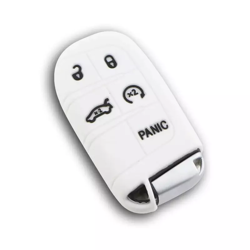 حافظة مفاتيح سيارة من المطاط السيليكوني لجيب جراند شيروكي رانجلر رينيجيد كومباس للكريسكريل300c لمفتاح فيات وايت