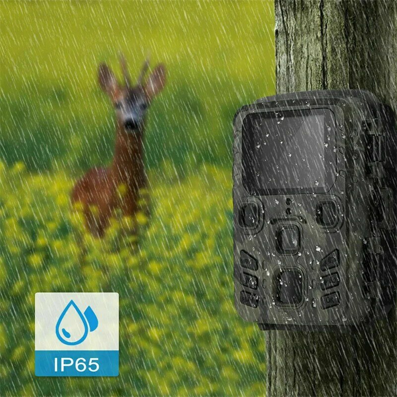 في الهواء الطلق كاميرا تعقب صغيرة 4K HD 20MP 1080P الأشعة تحت الحمراء للرؤية الليلية الحركة المنشط الصيد فخ لعبة IP66 مقاوم للماء الحياة البرية كام