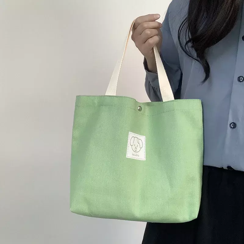 حقائب قماشية قطنية صغيرة للنساء ، حقائب يد يابانية للسيدات ، نزهات سفر لطيفة ، TOUB045 ، موضة ،