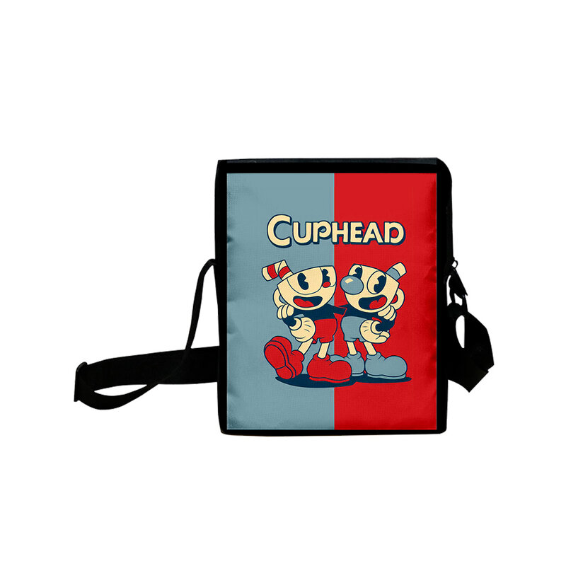 حقيبة ظهر جديدة من Cuphead موضة 2023 حقيبة ظهر من قماش أكسفورد حقيبة ظهر للجنسين