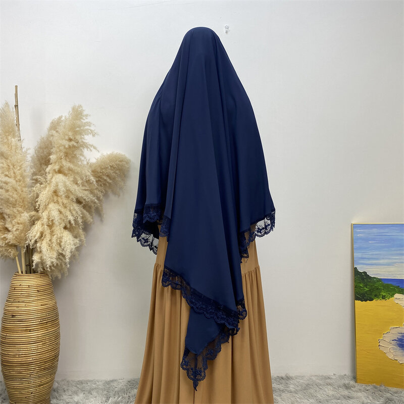 حجاب رمضان الإسلامي للنساء المسلمات ، ملابس صلاة عيد ، وشاح خمار طويل ، قمم بلا أكمام ، غطاء رأس ، برقع ، دبي ، السعودية ، عباية