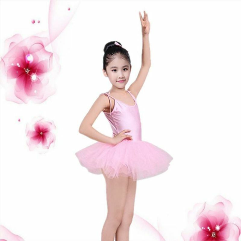 الاطفال فتاة الرقص حبال رداء رقص الباليه فستان أزياء رقص ممارسة الملابس الصغيرة الأميرة فستان منفوش