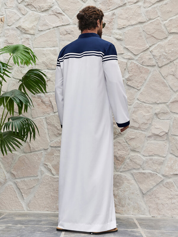 ثوب إسلامي للرجال ، رداء إسلامي ، نمط رمضان ، ثوب إسلامي طويل ، موضة الشرق الأوسط ، قميص رمضان