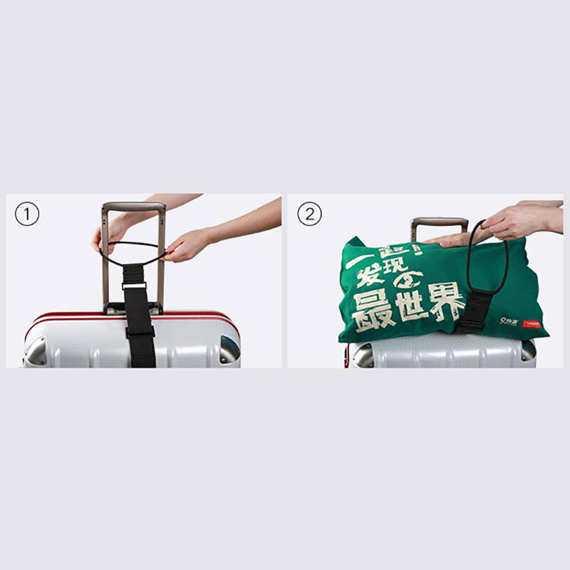 حزام أمتعة مرن متعدد الألوان قابل للتعديل ، أحزمة الأمتعة بنجي ، حزام حقيبة ، أمان السفر ، حمل الأشرطة
