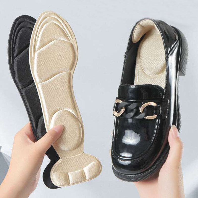 2 قطعة نعل وسادة إدراج كعب آخر الظهر تنفس المضادة للانزلاق ل حذاء كعب عالٍ إدراج حامي أحذية النعال رغوة الذاكرة نعل