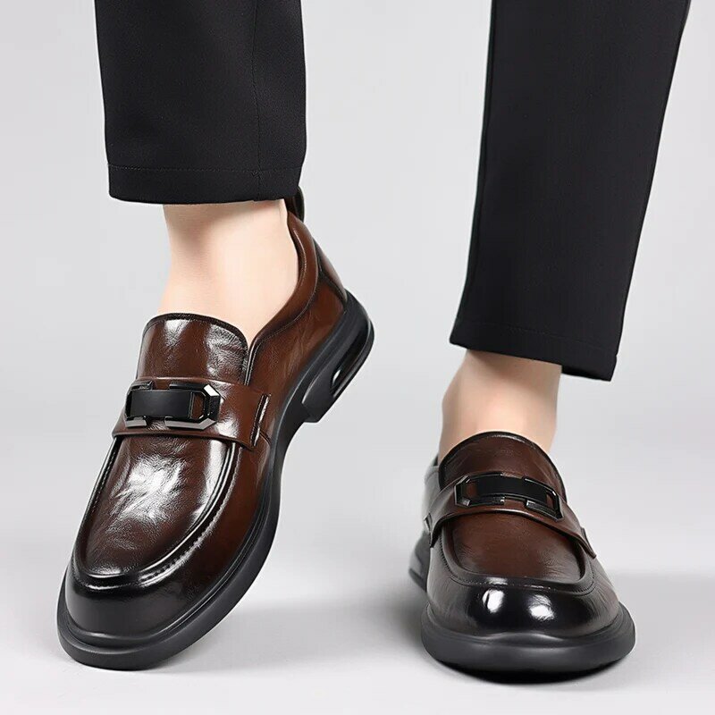 أحذية أكسفورد رسمية إيطالية كلاسيكية ، أحذية جلدية للعمل للرجال ، فستان غير رسمي ، رجال ، أزياء الربيع