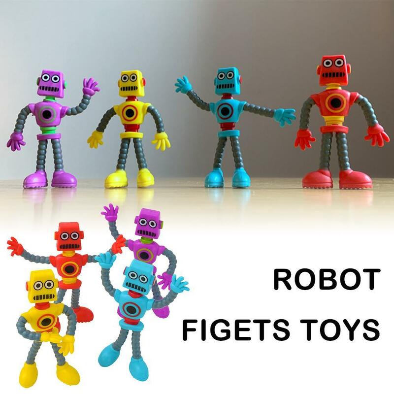 التين اللعب الإبداعية سلك روبوت الملتوية مشوه باستمرار تغيير دمية متعة الضغط صعبة الأطفال لعبة الهدايا