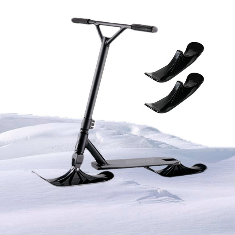 سكوتر الثلج في الهواء الطلق مع مرفق التزلج للأطفال ، لوح التزلج ، زلاجة التزلج