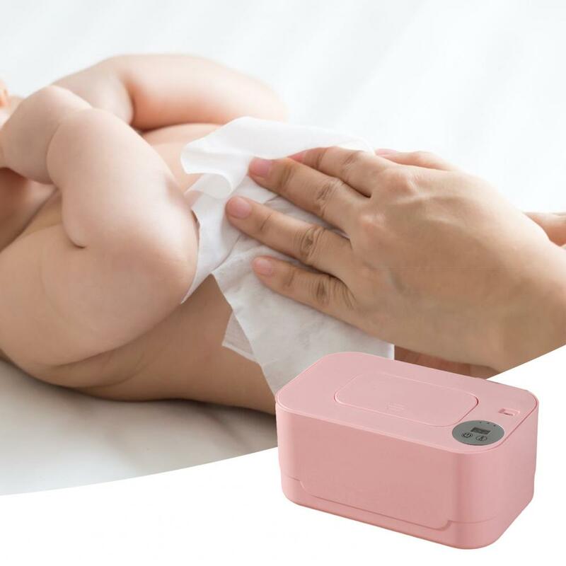 سخان مناديل مبللة مع سعة درجة حرارة قابلة للتعديل ، تدفئة الطفل ، يعمل بمنفذ USB ، موزع مناديل ، محمول أثناء التنقل