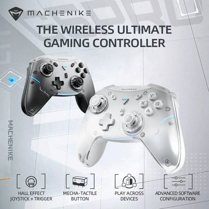 لوحة تحكم الألعاب اللاسلكية Machenike G5 Pro النخبة قاعة الزناد عصا التحكم Mecha-أزرار اللمس للتبديل PC Android IOS