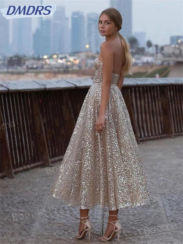 فستان دانتيل مطرز فاخر ، فستان قصير على شكل حرف a ، كلاسيكي بدون ظهر ، فستان رسمي بدون أكمام ، قلب مثير