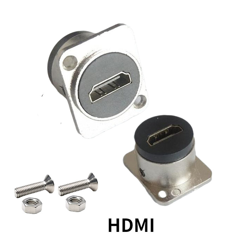 HDMI أنثى إلى أنثى محول موصل ، مستقيم بعقب مشترك مع المسمار ، وحدة لوحة ثابتة