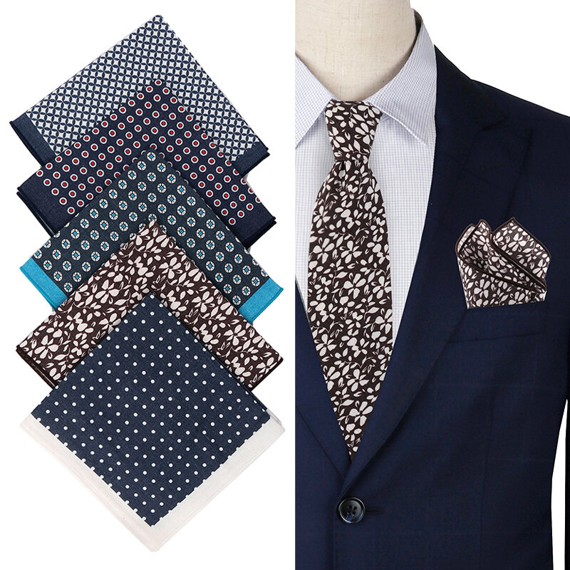 Tailor Smith Vintage Linen Hankie Soft Fabric Handkerchief Men Pocket Square Wedding Stylish Gift Party Dinner Accessory
