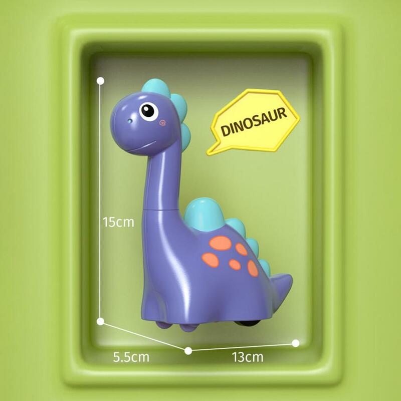 لعبة ديناصور ذات تأثير صوتي قابل للتدوير للأطفال ، مظهر حيوي ، 360 درجة ، رقبة قابلة للتدوير ، لون مشرق ، سحب إبداعي ، هدية سيارة منزلقة