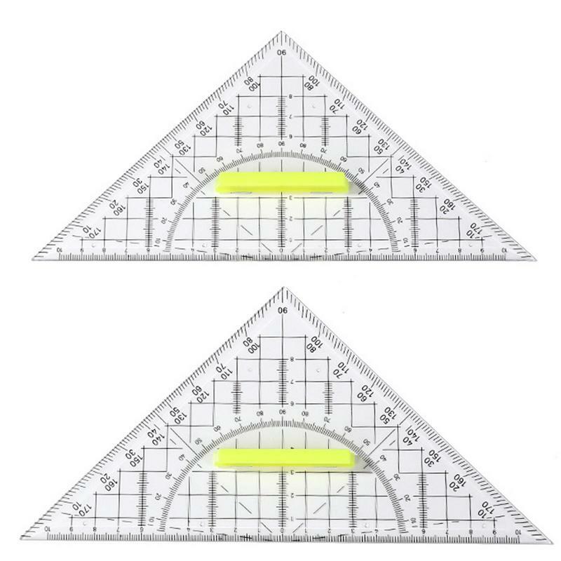 مثلث حاكم لرسم مثلث الهندسة صياغة أدوات 22 سنتيمتر الرياضيات المنقلة حاكم المدرسة لقطع الخياطة خليط