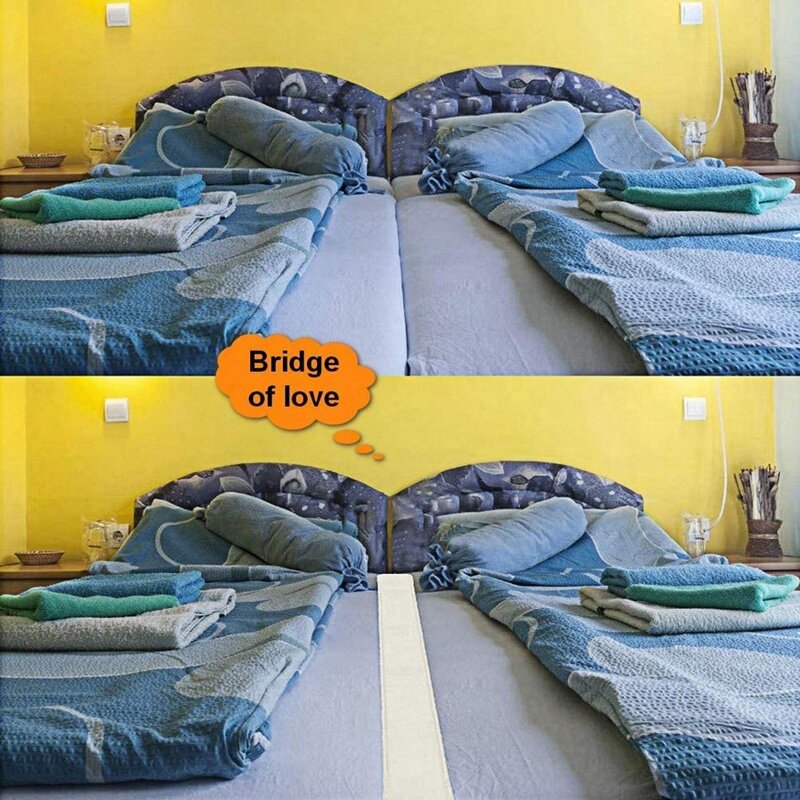 سرير جسر التوأم إلى الملك محول عدة قابل للتعديل فراش موصل للسرير السرير سبيسيفيلر التوأم السرير موصل