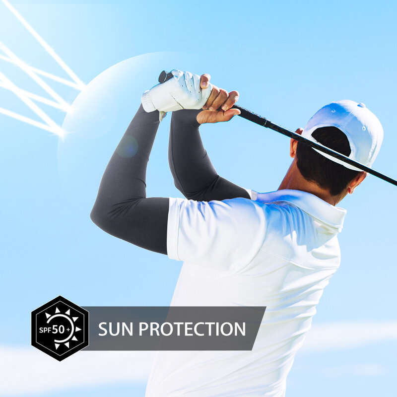 التبريد الذراع الأكمام غطاء الرياضة تشغيل الصيف UV الشمس حماية في الهواء الطلق الرجال الصيد الدراجات تنفس سريعة الجافة الكفة كم