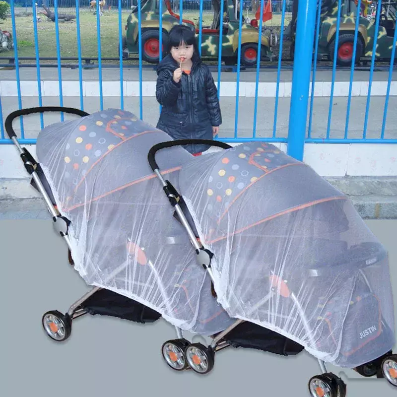 عربة أطفال بعجلة يدفع باليدين عربة الحشرات درع صافي شبكة آمنة الرضع حماية شبكة غطاء عربة طفل الملحقات