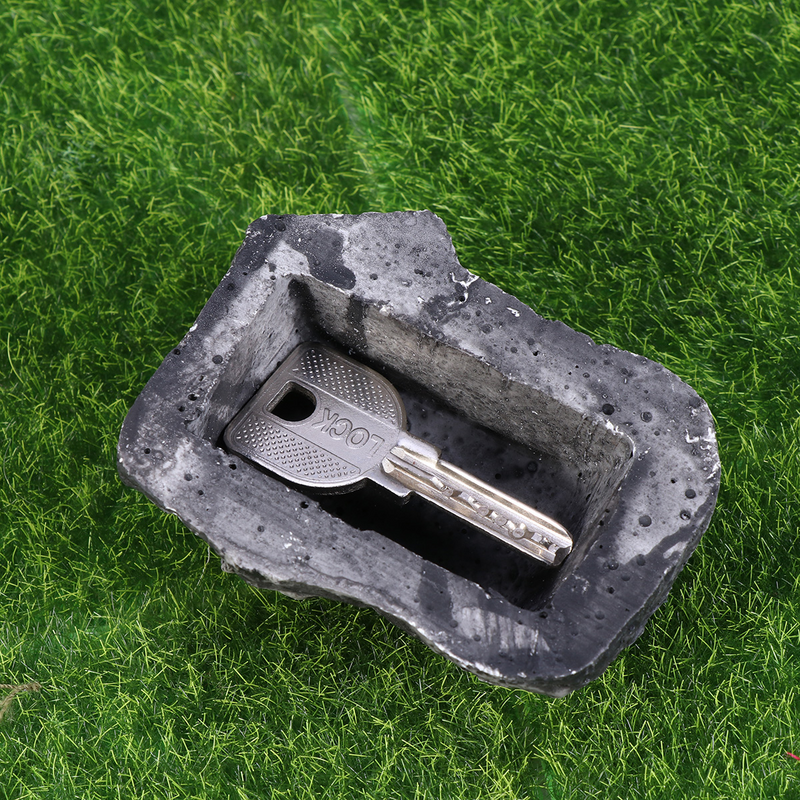 الراتنج مخفي مفتاح الصخور مربع ، الراتنج مفتاح مربع ، حجر صناعي ، يحمل مفاتيح الغيار القياسية الحجم