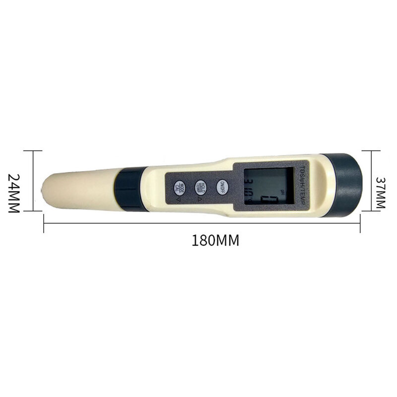 قلم اختبار المياه لجودة مياه الشرب ، اختبار TDS-PH-درجة الحرارة ، المحمولة ، دقة موثوقة