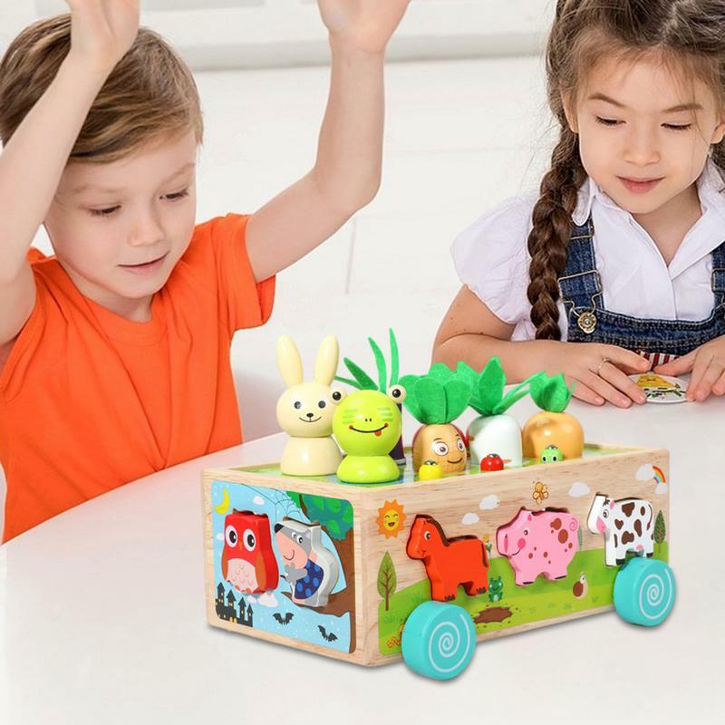 لعبة مطابقة حيوانات المزرعة الخشبية للأطفال ، لوحة معركة مطابقة سريعة ، لعبة موتور مونتيسوري الجميلة ، ألعاب للأولاد والبنات