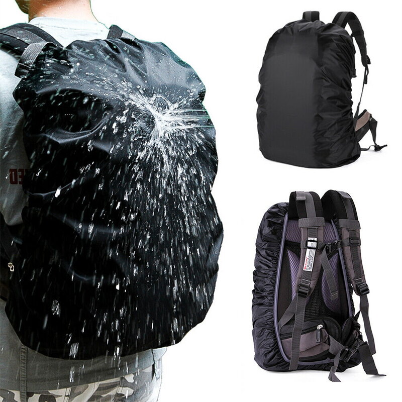 المحمولة غطاء للمطر حقائب الظهر مقاوم للماء للتخييم تسلق في الهواء الطلق الغبار 20-70L الرياضة أكياس غطاء الوردي Lettern نمط