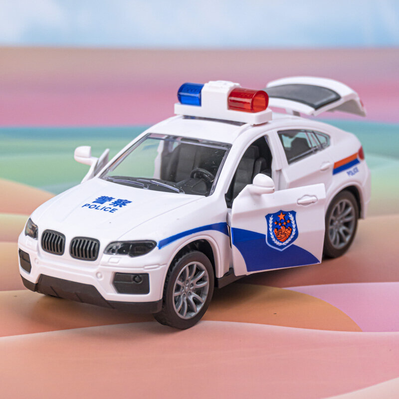 سيارة شرطة بالقصور الذاتي للأطفال ، سيارة شرطة ، نموذج إنقاذ ، سيارة محاكاة ، صبيان وفتيات