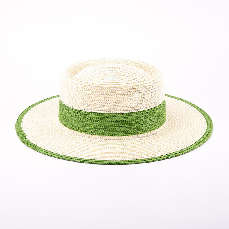 2023 الصيف Top سطح مستو الشمس حماية قبعة الشمس قناع تنفس النسيج واسعة حافة فطيرة قبعة