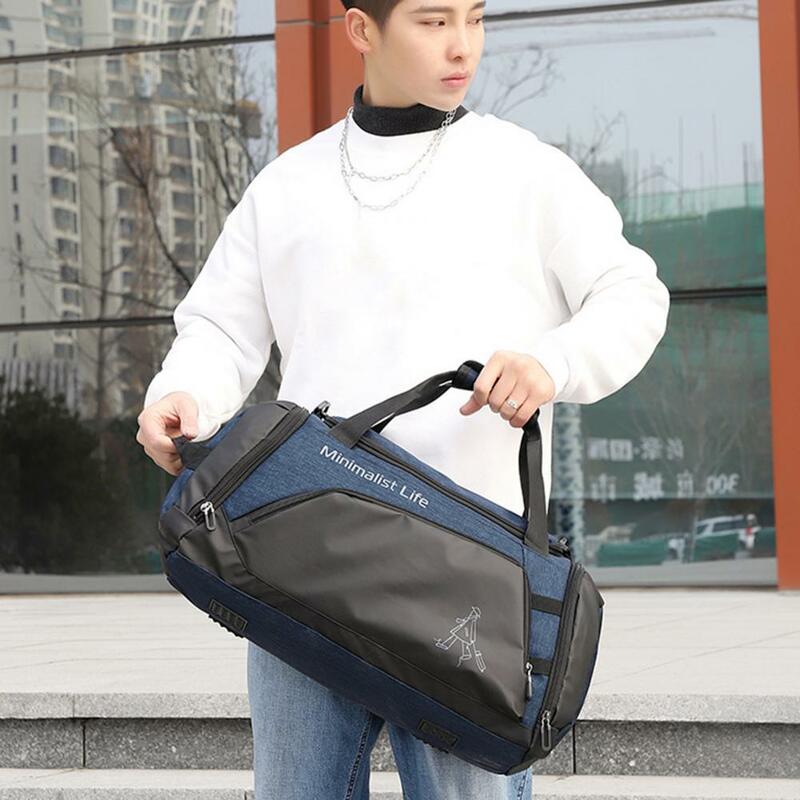 حقيبة الصالة الرياضية حقيبة رياضية اليوغا حقيبة عالية السعة المحمولة قوية تحمل متعددة جيب الرجال النساء الصالة الرياضية حمل حقيبة اللياقة البدنية حقيبة يد