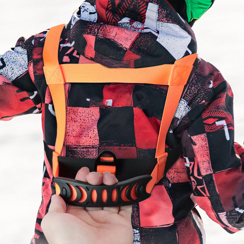 أطفال التزلج حزام تدريب مكافحة السقوط شريط للصدر التزلج سلامة الجر تسخير حبل مع حزام من النايلون الابازيم