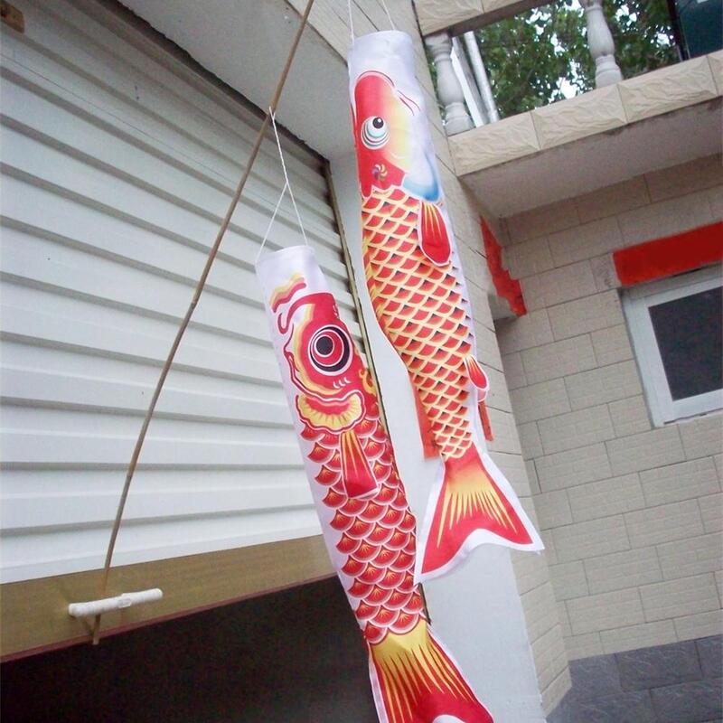 التقليدية اليابانية الشبوط الشبوط الشبوط Windsock ، الأسماك العلم ، مهرجان غاسل ، ديكور المنزل ، 40 سنتيمتر-100 سنتيمتر