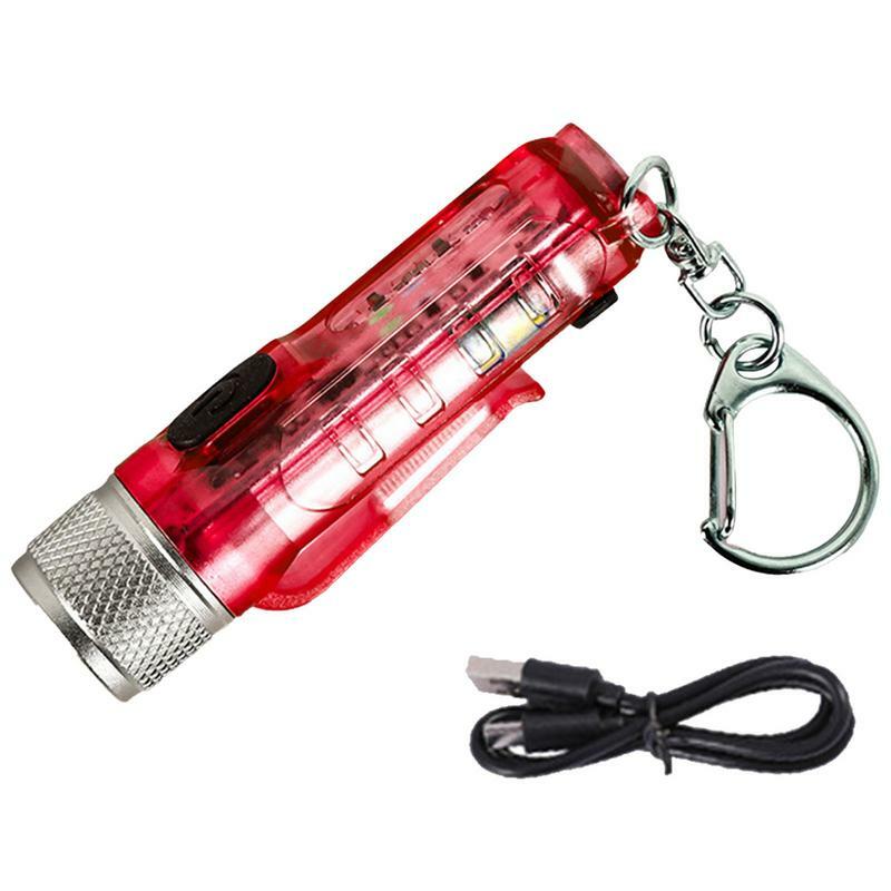 مصباح يدوي صغير LED ، شمعة عالية ، مصباح يدوي جيب ، طويلة الأمد ، مشرق ، مقاوم للماء ، USB ، IP65 ، مدى الحياة