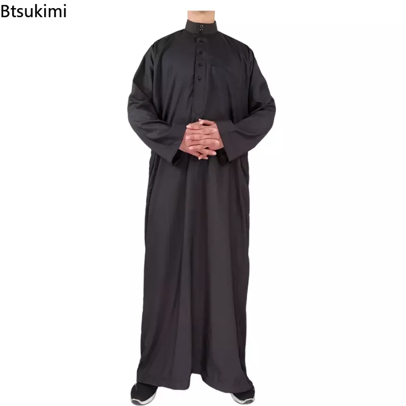 عباية قفطان عصرية للرجال إسلامية من باكستان ملابس إسلامية جديدة من Qamis Homme Musulman
