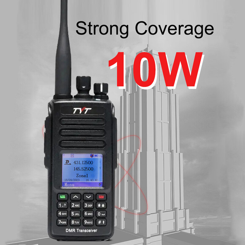 جهاز اتصال لاسلكي TYT مع نطاق مزدوج ، راديو ، Aes256 ، GPS ، IP67 ، بطارية اختيارية ، مقاومة للماء ، VHF ، UHF ، نطاق مزدوج ، 10 واط