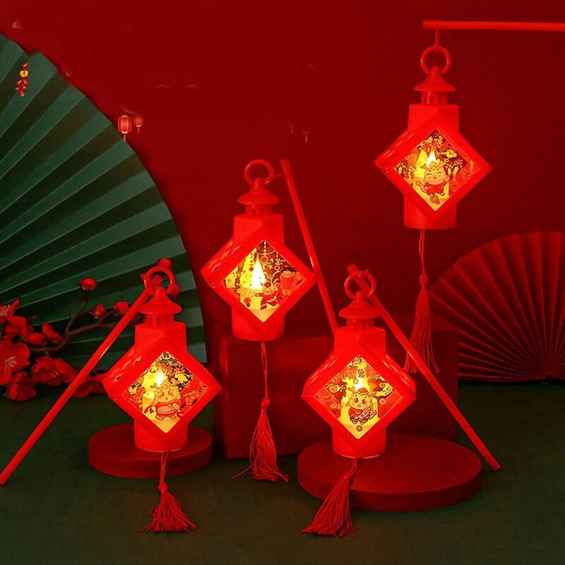 مضيئة الصمام فانوس الرياح المتوهجة ، المحمولة شنقا السنة الصينية الجديدة ، مهرجان الربيع