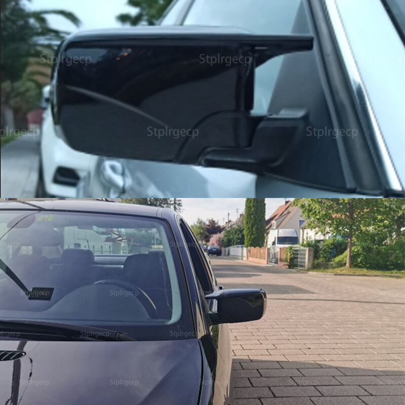 ABS مرآة الرؤية الخلفية حالة باب غطاء لمرايات السيارة الجانبية كاب قذيفة الإسكان ل BMW E46 316i 318i 318d 320d 320i 323i 325i 328i 330d 330i
