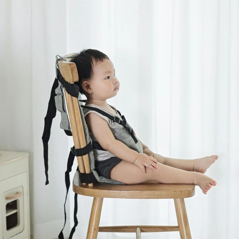 حزام مقعد الطفل حزام أمان مقعد الطفل أحزمة كرسي عالية قابلة للطي لدروبشيب في الهواء الطلق