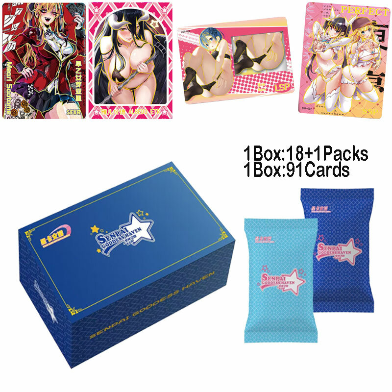 مجموعة بطاقات Senpai Goddess 5 ، صندوق تعزيز Waifu ، TCG ، CCG Doujin ، هوايات هدية ، الأكثر شعبية ، الأحدث ،