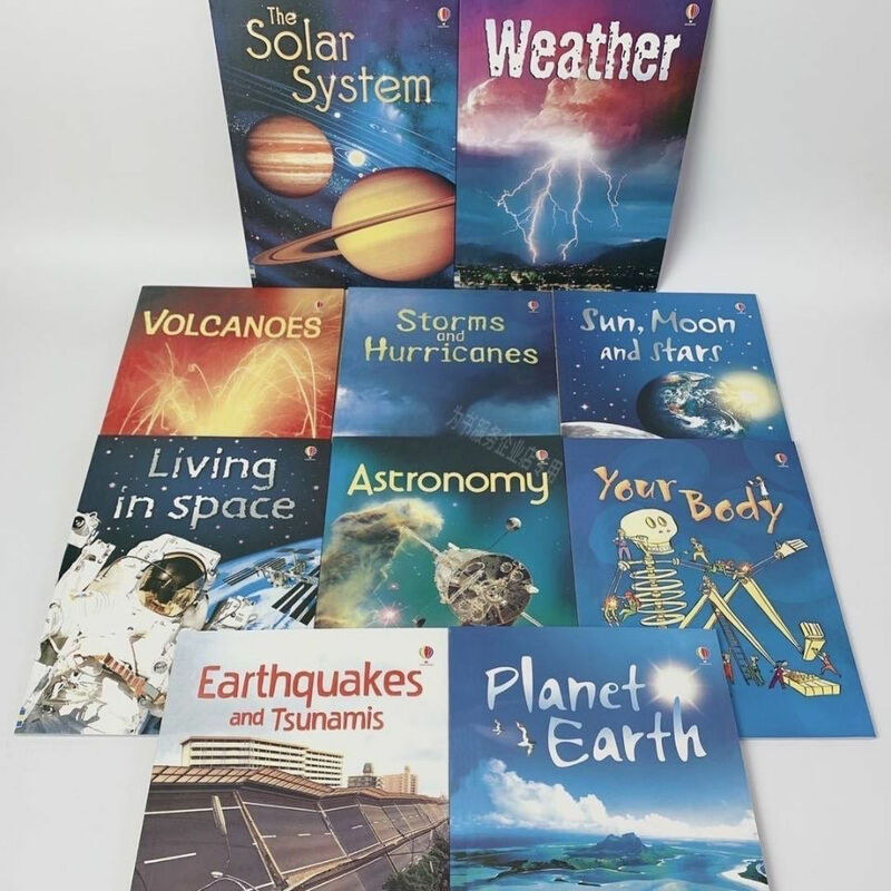 10 كتب/مجموعة غلاف ورقي usباقة مبتدئين العلوم الأطفال مثيرة للاهتمام العلوم كتاب أطفال الطلاب الإنجليزية قراءة كتاب صور