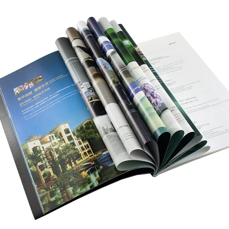 كتيب كتيب نشرة ، خدمات طباعة تصميم مخصص ، طباعة كتالوج ترويجية ، منتج مخصص