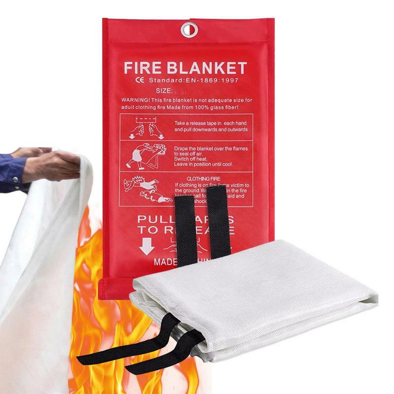 بطانية مقاومة للحريق المطبخ ، وبطانيات حريق كبيرة للمنزل ، بطانية مقاومة للحريق المطبخ ، 1x1m
